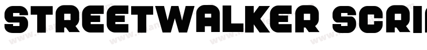 Streetwalker Script (FREE PERSO字体转换